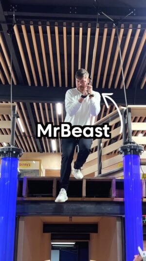 Mark Rober Instagram - Congrats @mrbeast, you’re as brave as a 5-yr-old. Conquering fears ftw.