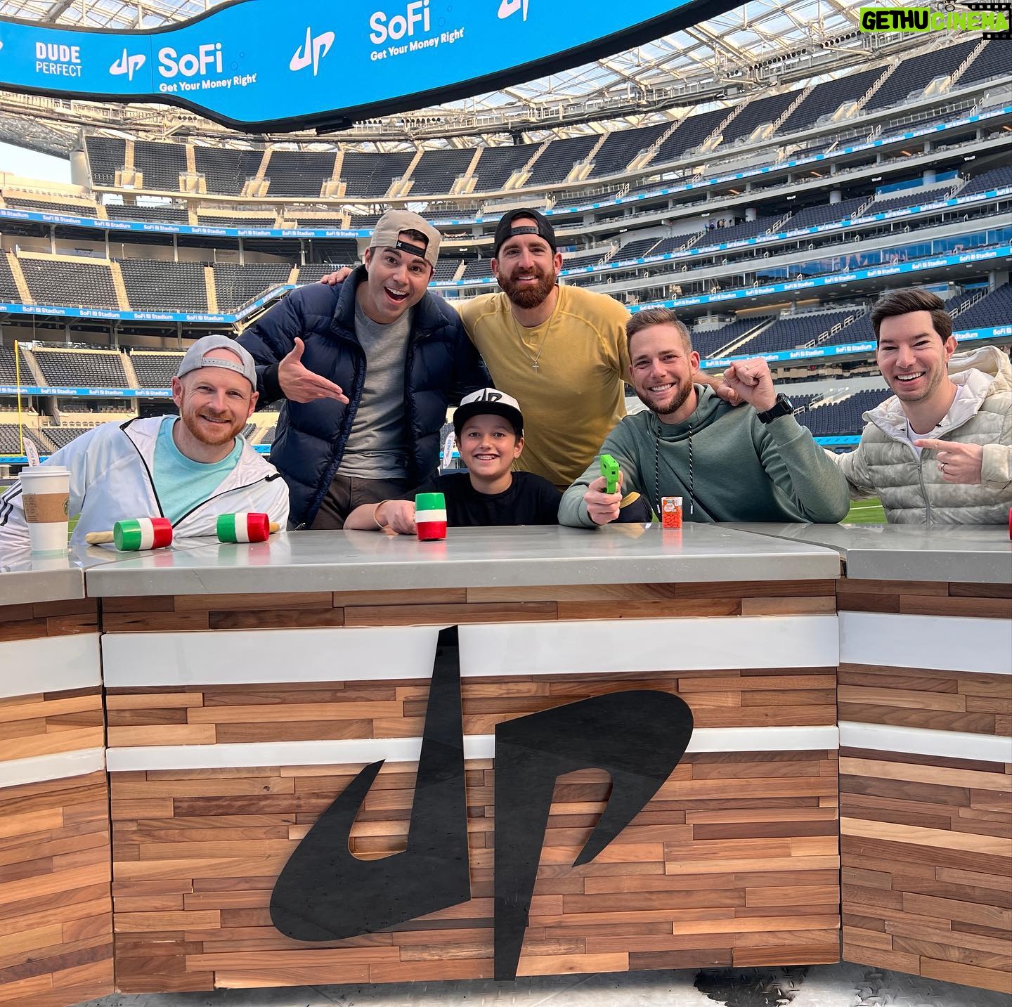 Mark Rober - 76.3K Likes - Hung out with these ABSOLUTE LEGENDS today!! I brought my nephew with me and they went out of their way to treat him like a king.