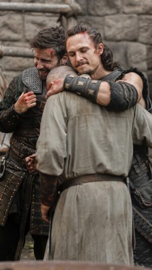 Mark Rowley Instagram - The Jolly Joker: The Bishop.

4 seasons with these guys… Every day we have such a laugh. I love the TLK family!

#thelastkingdom @thelastkingdom @netflix #bestjobever 
#season5 is out! 
@arnasfederman @cavanclerkin