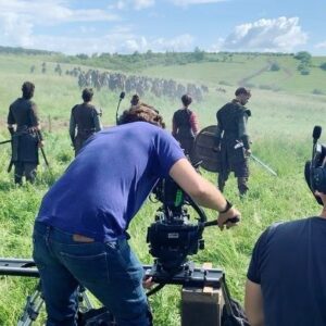 Mark Rowley Instagram - The count down has started... Stunt teams are badass. Casually stepping out the way of a charging horse.