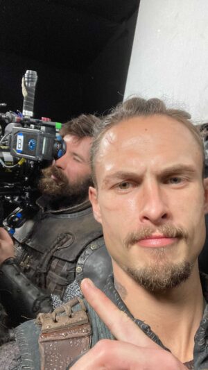 Mark Rowley Instagram - DO NOT TELL UHTRED!!!

Off Shot Productions on TLK

Producer: @northcotej 
DOP: @harrygilby 
Ideas and chaos: @arnasfederman and @markrowley90 
The star: @cavanclerkin 

When 2 cast members joined a rival show…

If you love TLK then you will love Valhalla. Not only because it has our pals @jaakkoohtonen @johanneshaukur in it but it continues the story of how the vikings changed and molded, England and the rest of the World. King Canute famously put his throne in the sea and commanded the tide to halt - obviously it did’nt. He wanted to show that no king is above god: 'Let all men know how empty and worthless is the power of kings, for there is none worthy of the name, but He whom heaven, earth, and sea obey by eternal laws’… What a character. Imagine inviting someone like that to your summer BBQ… You know it will be intense and potentially unforgettable. You would have to have a strict no swords policy though…

@netflix @thelastkingdom @netflixvalhalla #vikings #danes creation story of #england