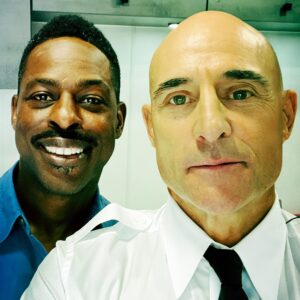 Mark Strong Instagram - Sterling K Brown and fan! Excellent actor.. #sterlingkbrown #actor #movies #netflix