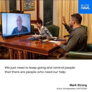 Mark Strong Instagram - "I've decided that I'm going to try and raise $60,000 for Uman in the Cherkasy district. It has 327 pupils - they need a bomb shelter, which is insane when you think that you even need to say that sentence." said Mark Strong in an interview with Euronews. 

Thank you, Mark, for your sincere will to help. 

Join in, as well! 327 students of the Dmytrushkivsky school in Uman will be grateful 💛

#united24 #thepoweroffreedom #markstrong #media 
 
«Я вирішив спробувати зібрати 60 000 доларів на школу в Умані Черкаської області. Там навчаються 327 учнів, яким потрібно бомбосховище. Це божевілля, що доводиться вживати у реченні такі слова поруч», — сказав Марк Стронг в інтерв’ю Euronews.
Дякуємо нашому амбасадору за готовність допомогти. Долучайтеся і ви!  327 учнів Дмитрушківського ліцею в Умані будуть вдячні.
Приєднуйтесь до збору за посиланням у сторіз 👆