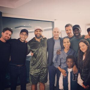 Mark Strong Instagram - Filming with a lovely bunch of people.. @kerrywashington @omarsyofficial @carnojoe #whatimdoing #shadowforce #action #movie #colombia