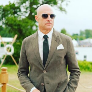 Mark Strong Instagram - Henley Regatta with Nick and Giles and the very knowledgeable Danny Harrison. My first time at the gathering of the boating clan and got a fascinating insight into @henleyroyalregatta Thanks to @bremontwatches @giorgioarmani #henley #rowing