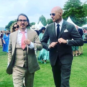 Mark Strong Instagram - Henley Regatta with Nick and Giles and the very knowledgeable Danny Harrison. My first time at the gathering of the boating clan and got a fascinating insight into @henleyroyalregatta Thanks to @bremontwatches @giorgioarmani #henley #rowing