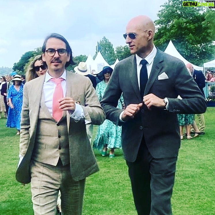 Mark Strong - 12.3K Likes - Henley Regatta with Nick and Giles and the very knowledgeable Danny Harrison. My first time at the gathering of the boating clan and got a fascinating insight into @henleyroyalregatta Thanks to @bremontwatches @giorgioarmani #henley #rowing