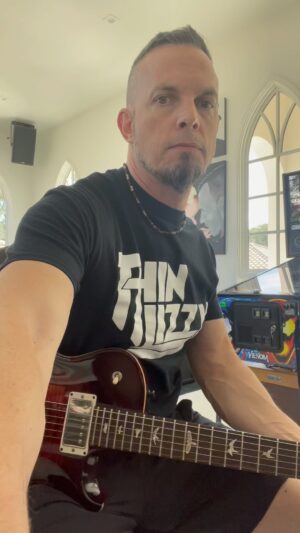 Mark Tremonti Instagram - Excited for the big launch of the MT100, just vibing with some of the overdriven tones on the second channel. @prsguitars #mt100