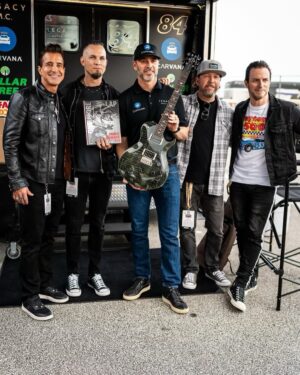 Mark Tremonti Instagram - It was such an honor to hang out with @JimmieJohnson, Richard & Kyle Petty, @jhnemechek, @erik_jones and the @LegacyMotorClub team yesterday! Thanks so much for adding us to the club, forever grateful!

#Daytona500 @Nascar #Nascar #Petty75