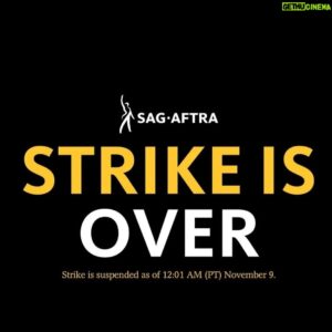 Marko Caka Instagram - After 118 days, Strike Is Over 👏💪🙌🍾
Pas 118 ditësh, Greva e aktoreve perfundoi me një marrëveshje tentative me studiot 👏💪🎉🍾
@sagaftra #sagaftramember #wedidit #thankyou