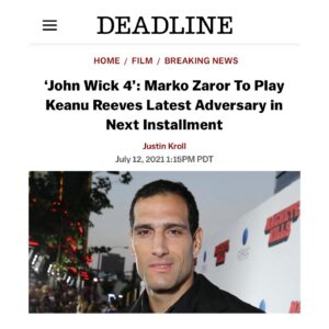 Marko Zaror Instagram - A todos los que me han seguido en este largo camino, que les puedo decir…. Estoy muy agradecido de formar parte de este tremendo proyecto. Vamos con todo!!! 💪🏼💪🏼💪🏼 
Gracias @chadstahelski por invitarme a jugar en este increíble universo🙌🏼
Link en bio
———
To everyone that followed me throughout this journey, what can I say…. I’m just so thankful to be part of this amazing project.
Thanks @chadstahelski for inviting me to play on this unique universe 🙌🏼
@mike_staudt 
#johnwick4 
@lionsgate 
@johnwickmovie 
Link in bio