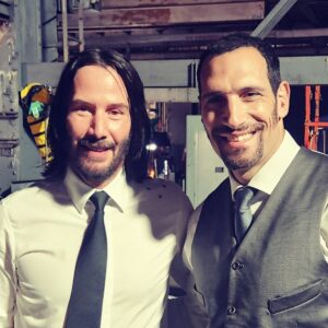 Marko Zaror Instagram - You are a real life superhero!
Besides the fighting, driving and shooting expertise, my favorite superpower of yours is your kindness, your passion and how you inspire everyone that meets you to become a better human being.  OSS!!! 
——————-
Eres un superhéroe en vida real!
Además de la experiencia en peleas, conducción y disparos, mi superpoder favorito tuyo es tu amabilidad, tu pasión y cómo inspiras a todos los que te conocen a convertirse en mejores seres humanos. OSS!!!

@johnwickmovie 
@thunderroadpictures 
@lionsgate