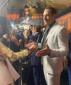 Marko Zaror Instagram - Que noche!
Todo lo que pueda decir es poco. La película es realmente impactante! 
——-
What a night!! A new level of movie making was just created. Wow!
@johnwickmovie 
@lionsgate