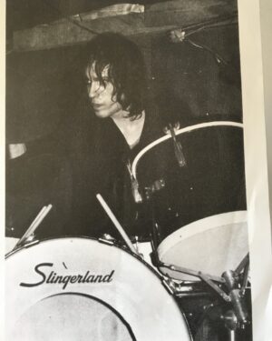 Marky Ramone Instagram - Cbgb 76 , happy Easter.🌏🌎🌍#slingerlanddrums #cbgb #hillycrystal #genekruppa #buddyrich #jerrynolan