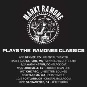 Marky Ramone Instagram - See you soon! Minnesota State Fair, Louder Than Life and Aftershock on sale now. All other dates on sale this Friday 🥁🥁🎸🎸🎤🎤 @______gallo______  @pela_scb @_elpuma_