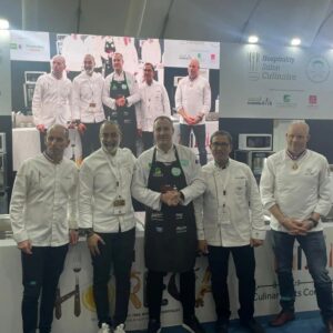 Maroun Chedid Instagram - A recap of the beautiful first 2 days spent sharing lovely culinary memories with my friends and fellow chefs at @saudi.horeca! 

@chefyoussefakiki
@davytissot
@guillaume_gomez_
@yasserjadsv
Tarel ibrahim
@bobbychinn
@askchefrichard @askchefrichard
@thomas.gugler
@joumana13 
@hospitalitynewsme 
@saudi.horeca