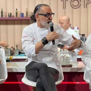 Maroun Chedid Instagram - A look back to last week's Masterclass at @thesaudifoodshow in KSA where culinary artistry met gourmet excellence at Top Table Saudi 2024! I was thrilled to share with my colleagues, friends, Top Chefs and attendees beautiful culinary moments and to demonstrate my very unique and exclusive "Cheese Pie Baklava"!
 
#toptablesaudi2024 #masterclass #saudifoodshow2024 #saudifoodshowexperience #KSA #topchef #chefslife #chefonthego @chefmonamosly @chefhalaayash @cheftareqtaha @georgechartoune