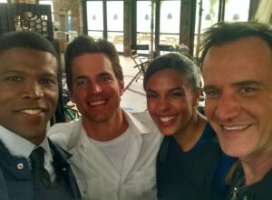 Marsha Thomason Instagram - White Collar is streaming on @netflix y’all! This was such a special job for me, spent with these gorgeous friends and our amazing crew. What a dream come true to live, work (and birth!) in New York! So get to watching folks, you never know what might happen… 🙌🏾❤️