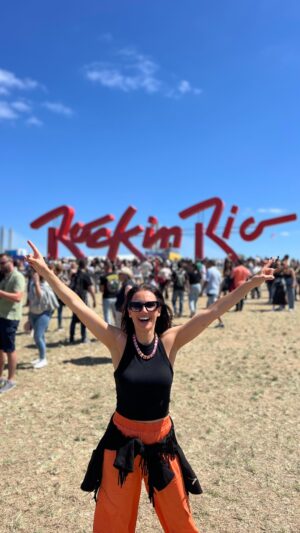 Marta Andrino Instagram - 20 anos @rockinriolisboa 🤘🏼
Em 2004 vim conhecer a Cidade do Rock e ao longo dos anos fui marcando presença para ver grandes artistas nacionais e internacionais. 

Ontem marquei presença neste festival que já me acompanha desde a adolescência e aquilo que mais me marcou foi a gratidão dos artistas em palco a atuar em para 80 mil pessoas. 

16.6.2024 foi um dia incrível 💥