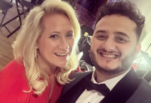 Martha Howe-Douglas Instagram - The real Winners were the ones who got a picture with Wilf from The Traitors…. 🥳🏆👻 #baftas #bbcghosts