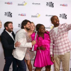 Martha Howe-Douglas Instagram - We were just happy to be out, but today turned out better than I even anticipated it to be…. #bbcghosts won Best Comedy at the Southbank Sky Arts Awards! 👻🤩🥳 Thank you to all our brilliant cast and crew and everyone that has taken our silly show to their hearts 🥰🥂