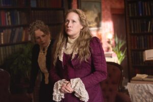 Martha Howe-Douglas Instagram - Thank you for the lovely messages after the Christmas Special. I was very happy to show some more Fanny and having the incredible @ferrifrump with us is still something I can’t believe happened 🙏🏻🙌🏻

Wishing you all a very Happy New Year and can’t wait to get back to Button House in January to start Series 4 🥳👻 #bbcghosts