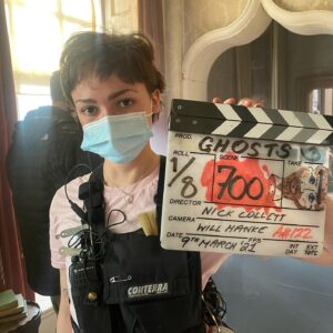 Martha Howe-Douglas Instagram - Well that’s me wrapped on Series 3 of #bbcghosts! Such a dream of a job. Feeling very grateful to have been able to shoot, and incredibly thankful to our amazing cast and crew who have been wonderful, in not the easiest of circumstances 😷Can’t wait for you all to see what’s been going on in Button House when the show airs sometime later this year! 👻🎬❤️