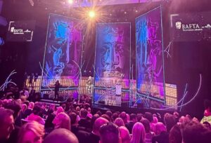 Martha Howe-Douglas Instagram - The real Winners were the ones who got a picture with Wilf from The Traitors…. 🥳🏆👻 #baftas #bbcghosts