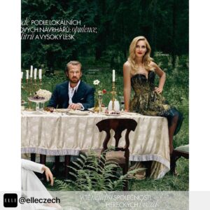 Martha Issová Instagram - And now for something completely different!  Tak takhle já normálně vypadám! Viď, @ivanatoky ? Karlovy Vary! Těšíme se na vás! Díky @elleczech  že vyvezla naši chráněnou dílnu pekně do přírody. Bylo to celé o Slavnosti a hostech.  @kviff @matustoth_photographer @valentinanizka #jiribartoska @jitka_schneiderova @janaplodkova @neuzilvaclav @petranesvacilova @elizaveta__maximova @iamhanavagnerova @stanislavmajer #oslavnostiahostech