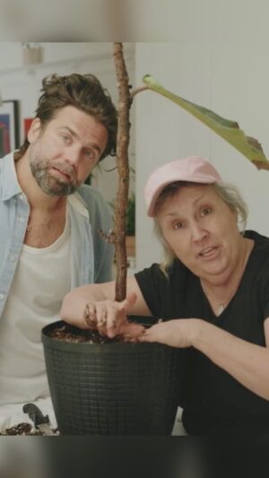 Marthe Laverdière Instagram - Marthe Laverdière aide Jean-Philippe à rempoter ses plantes🪴Capsule complète sur la page Facebook et le site de @bonsoirbonsoirrc 

@marthe_laverdiere @jpwauthier #bonsoirbonsoir #marthelaverdiere