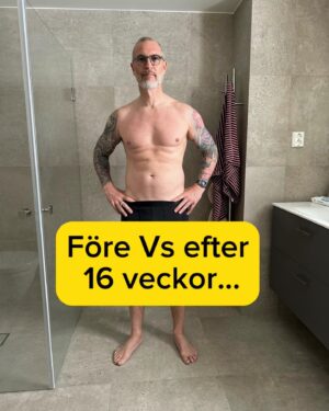 Martin Björk Instagram - För ca tre månader sen blev jag utmanad av Aktivitus att testa deras 16 veckors program. Aktivitus Iform. När jag tog före bilden så insåg jag att denna utmaning hade inte kunnat komma mer lämpligt i mitt liv. Efter 4 tuffa småbarnsår med lite sömn, dålig kost o mindre träning så kände jag inte igen min egen spegelbild längre.  Jag trivdes heller inte med dom där extrakilona som jag släpade omkring på. Nu har jag gått i mål o kan inte med ord beskriva hur nöjd o stolt jag är över mitt genomförande. Jag har aldrig någonsin uppnått ett så bra resultat med ett kost o träningsschema tidigare. Dessutom ett så skonsamt upplägg som jag vet kommer funka över tid oxå. Kolla gärna in deras hemsida om ni blir sugna på att läsa mer om deras upplägg. Jag kan hur som helst varmt rekommendera det❤️💪🏻
