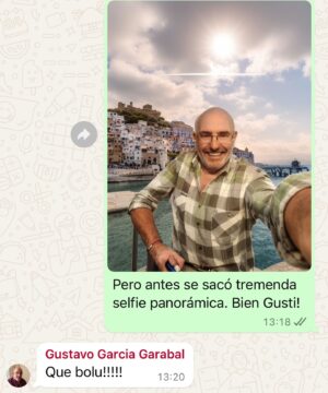 Martín Garabal Instagram - Que bolu!!! Te quiero @garabalgustavo