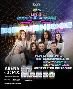 Martín Ricca Instagram - ¡DENLE LA BIENVENIDA A DANIELA Y SU PANDILLA! 🙌🏻🤩✨

La @arenacdmx llevará el sello de la casa, con un reencuentro más en el escenario. 😎👌🏻💫 ¡Qué ganas por verlos vivir la experiencia #2000sXSiempre Pandilla! 😱✌🏻

Y tú… ¿te lo vas a peder? 👀🫣 Ve ahora mismo a @superboletosmx y compra ya tus boletos. 🎟️🔥