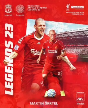 Martin Škrtel Instagram - I’m representing  @liverpoolfc as we welcome  @celticfc to Anfield for the Legends charity match on 25th March 2023.
All proceeds from the fixture will help the LFC Foundation provide life-changing opportunities for young people & families.
Tickets are available within  @thelfcfoundation bio.
#Legends2023