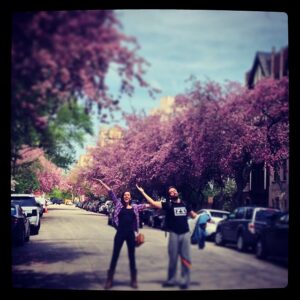 Martin Starr Instagram - Crab Apple trees blossom when we dance