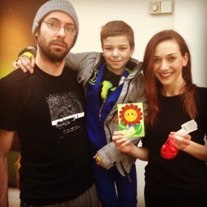 Martin Starr Instagram - This little zombie's got a strong grip and he's not even using his pinky finger #UndeadStrength