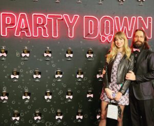 Martin Starr Instagram - What an insane premiere for Party Down Season 3!!! Nobody went swimming with the giant Party Down pool float but otherwise it was a total success.