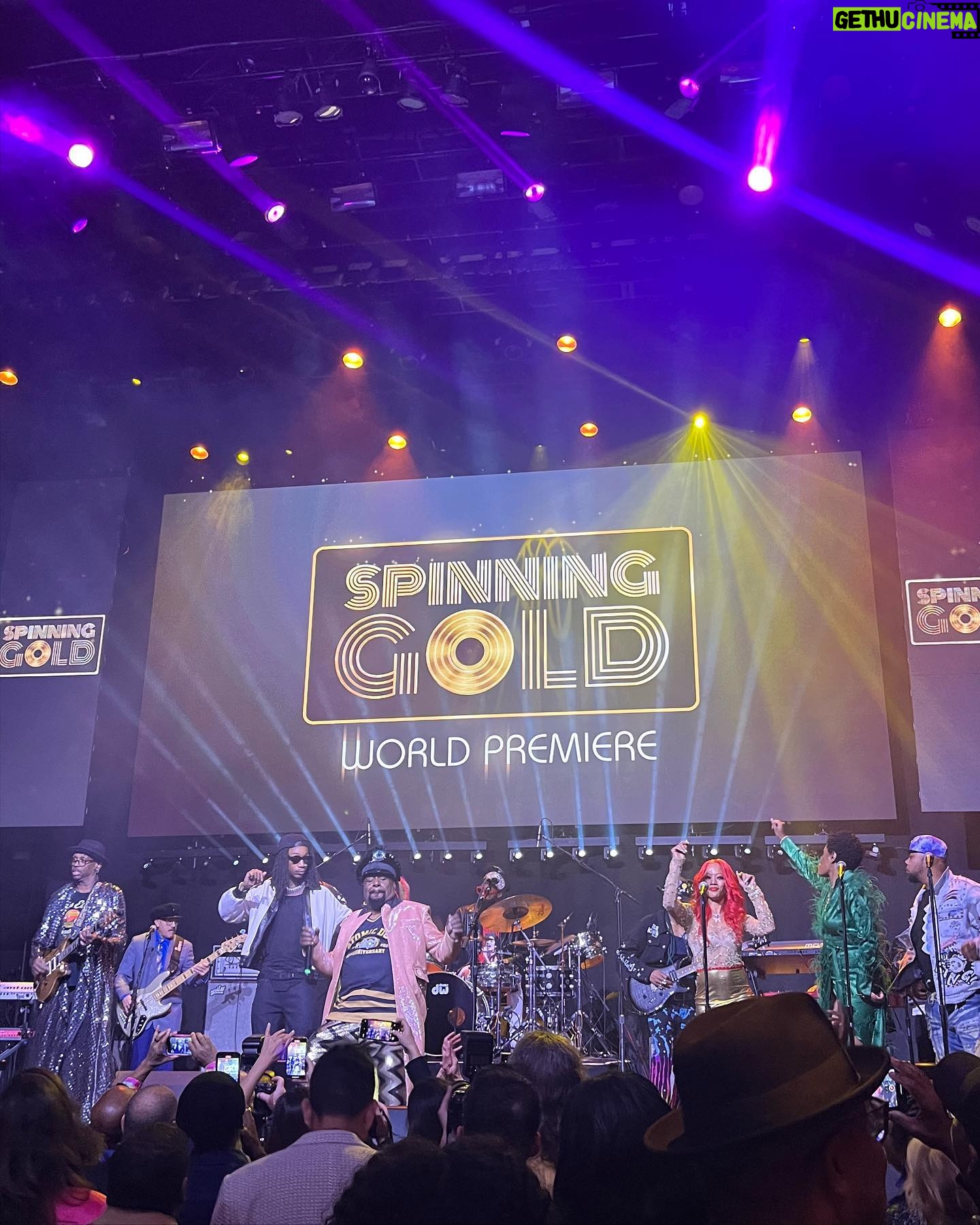 Martina Ortiz Luis - 1.8K Likes - EEEEEEKKK it’s ya girl’s first Hollywood red carpet!!!!!! 🌟 An amazing night celebrating the amazing talents of @spinninggoldmovie, & such a treat to experience it with my beautiful @veronathemusical castmates. 🤍💫 Spinning Gold hits theatres tomorrow. Check it out. 🎞️