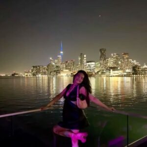 Martina Ortiz Luis Instagram - Last week I got to attend #CFCAfterDark, presented by @netflixca, in celebration & support of Canadian artists & storytellers. Loved connecting with so many wonderful people in the Canadian entertainment industry through this hyped up night of music & dancing! And all the vibrant 80s-inspired fits were everything!!!!! ❤️‍🔥 Thank you @cfccreates for having me.