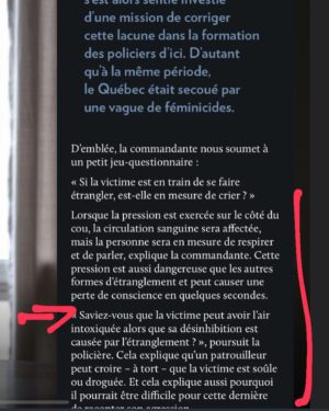 Martine Delvaux Instagram - Dernier écran @ledevoir