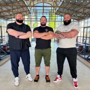 Martins Licis Instagram - Swipe through to watch how we do cardio…
For many years, I’ve wanted to meet @talakhadzelasha_official , the strongest weightlifter to have ever lived. Thank you to my great friend @konstantine_Janashia for introducing us and making it happen. This trip to Georgia, filming Strength Unknown, has been priceless! Georgians are kind and STRONG 💪#ძმა