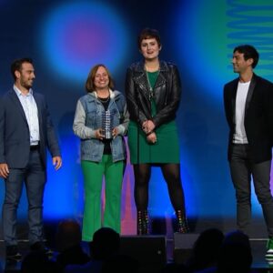 Mary Chieffo Instagram - “Unleash women’s voices, transform society.” 💚

Thank you @thewebbyawards for the recognition and the opportunity to celebrate our project in the essence of five words. 

#Webbys #IagoTheGreenEyedMonster #JuVeeProductions #Verizon #AR #WomensVoices #DiversityEquityInclusion #WebbyAwardWinner #5wordspeech