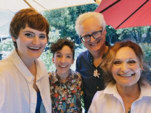 Mary Chieffo Instagram - father’s day brunch yesterday with the fam! 🌸🪻🌼🌷