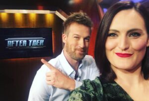 Mary Chieffo Instagram - Countless, countless memories. No post can encapsulate all the moments we shared on our journey through the stars, but I know am forever grateful for the connection we had and the epic adventures we went on together. #TeamKlingonForever #Connect #StarTrekFamily #KennethMitchell #Kolective #Time