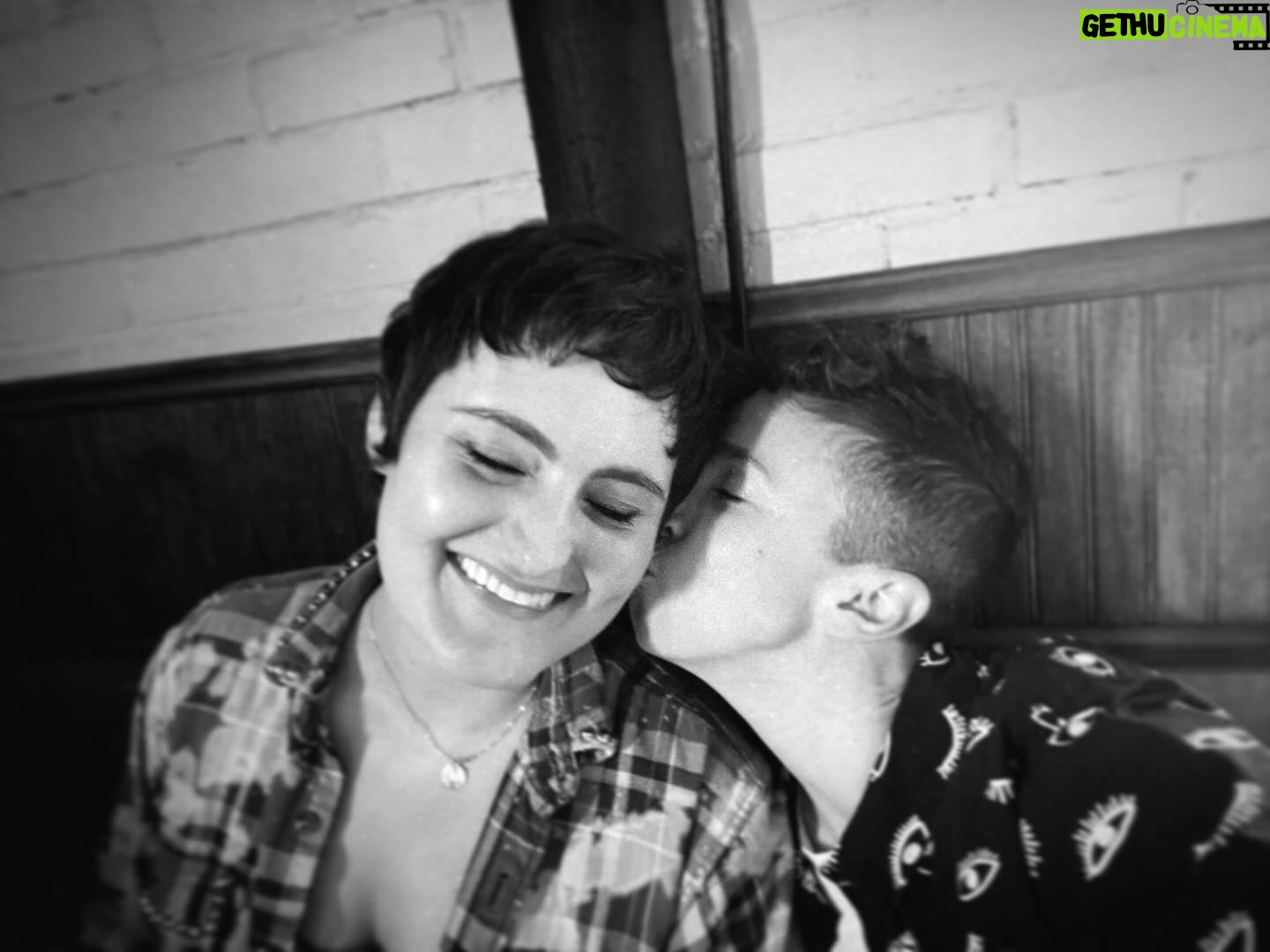 Mary Chieffo - 621 Likes - closing out #lesbianvisibilityweek with a throwback to sweet kisses from my poo in #austintx 🖤