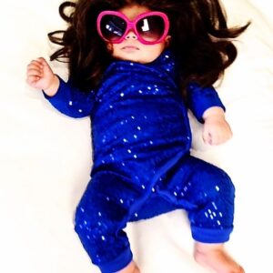 Mary Coustas Instagram - Going through old photos and found this classic shot of my immaculately conceived baby boofhead daughter Aphie when she was 5 months old. I swear it’s like looking in a mirror. Beauty it’s a curse and she’s got it. 🧿💙🔝 #aphieandeffie #motherandchild #mymiraclebaby #hellocutethanks