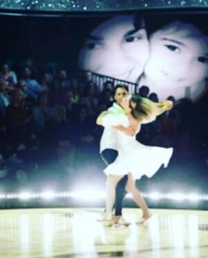 Mary Coustas Instagram - Our Grand Finale Dance - A Tribute to what it took to have my Daughter Jamie 🙏🏻 Thank you @aricyegudkin for your stunning choreography & for dancing with me. It was a deeply important dance to our family. Huge appreciation for the incredible Creative Direction of @kelleyabbey 🤍⭐️🙌🏽 Love U & Your Infinite Talents 💗 7pm Sunday. @channel7 @7plus @dancingau the heart and spontaneous dedication of the amazing @paulmalek