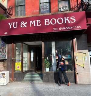 Mary H.K. Choi Instagram - Yay. First As-Am Female owned bookstore in nyc ✨ lol how is that even possible? Filled my heart to the absolute brim to see it heaving with visitors. ❤️✨🌼 So pumped to meet Lucy Yu the founder and Lisa Ko 😱 who is such an utter ledge ❤️‍🔥oh also signed some books so get them here 🍳