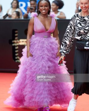 Masali Baduza Instagram - SO much gratitude. 
i’m really proud of the little girlie pop who dreamed and worked and believed her way to her first film premiere. 
at tiff even!! ✨ purr!! 
thank you to everyone who held me down leading up to this moment. love you guys deep 🫶🏾

dressed by: @cindybamofficial 
makeup by: @facesbydom 
nails by: @nails_by_boon