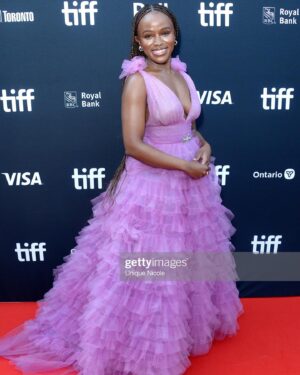 Masali Baduza Instagram - SO much gratitude. 
i’m really proud of the little girlie pop who dreamed and worked and believed her way to her first film premiere. 
at tiff even!! ✨ purr!! 
thank you to everyone who held me down leading up to this moment. love you guys deep 🫶🏾

dressed by: @cindybamofficial 
makeup by: @facesbydom 
nails by: @nails_by_boon